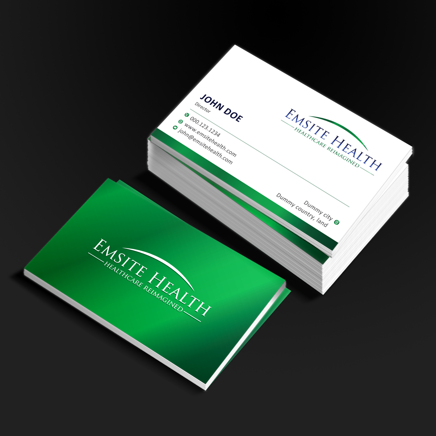 Business Card Design by Creative Jiniya for Emsite Health | Design #26989384