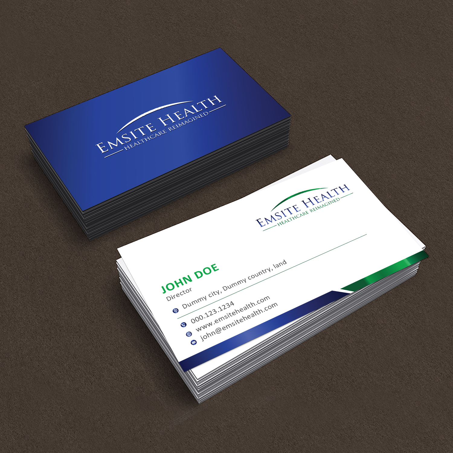 Business Card Design by Creative Jiniya for Emsite Health | Design #26989385