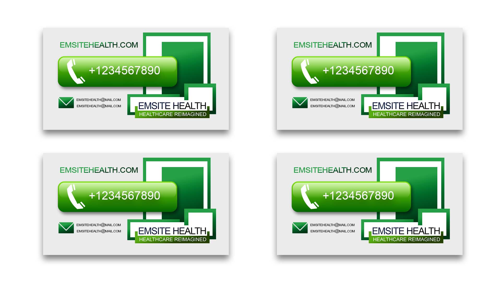 Business Card Design by ev 21 for Emsite Health | Design #26991110