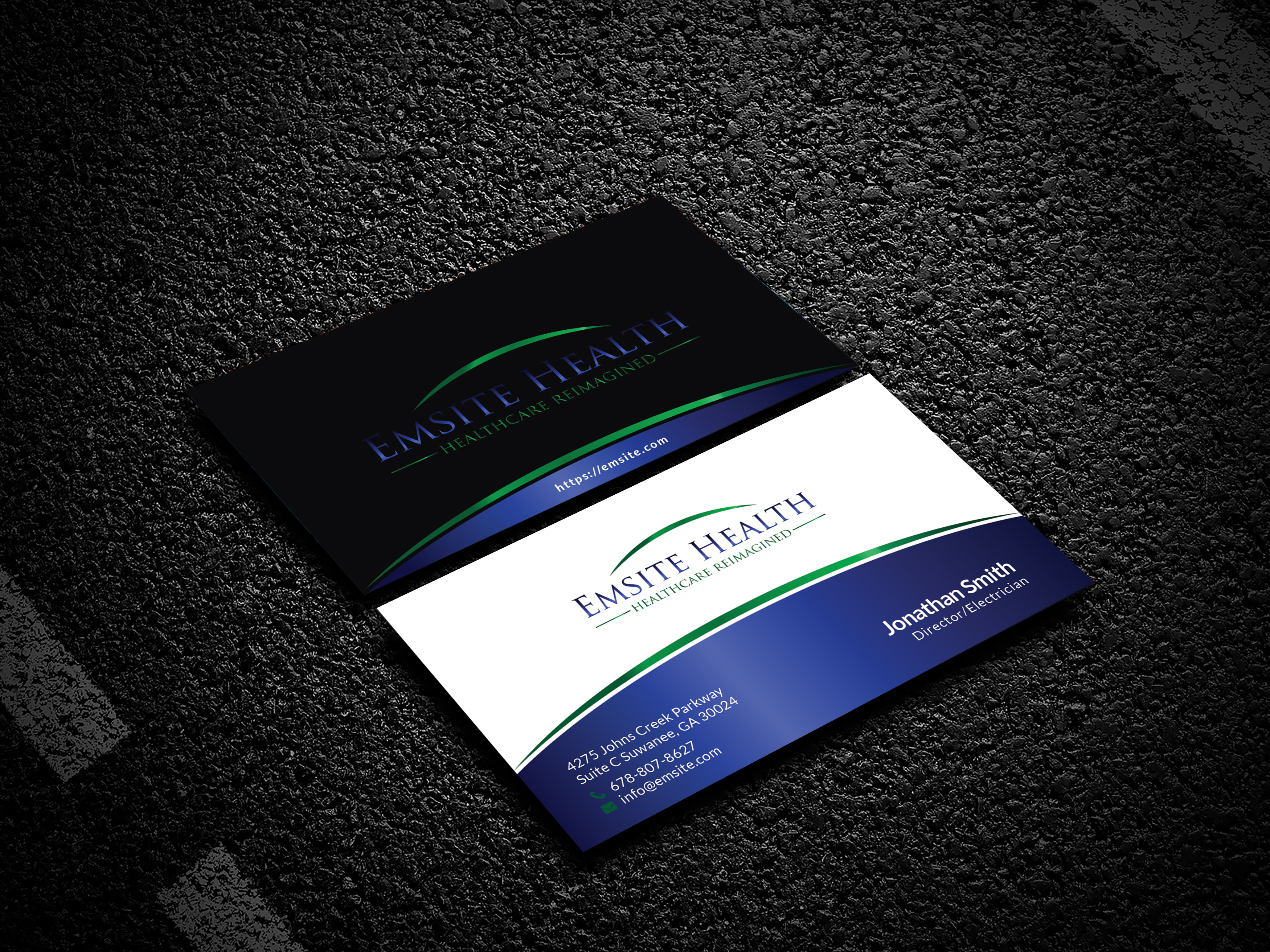 Business Card Design by Bold Pixels for Emsite Health | Design #26992588