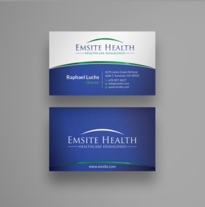 Design de Carte de Visite par mamun313 pour Emsite Health | Design : #26997225
