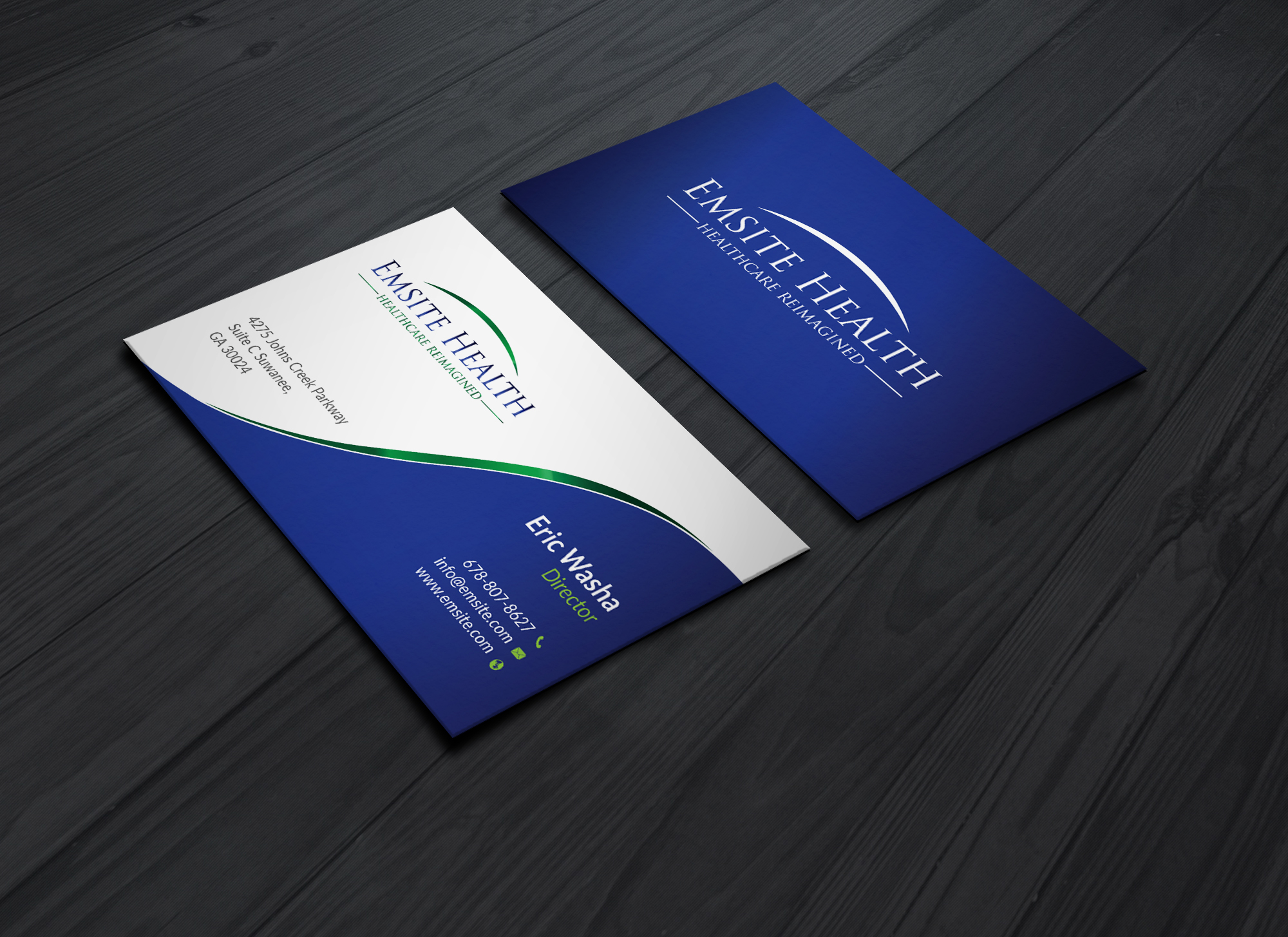 Business Card Design by mamun313 for Emsite Health | Design #26997376