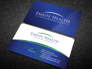 Business Card Design by Uttom 2 for Emsite Health | Design: #26998004