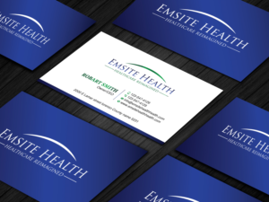Business Card Design by Uttom 2 for Emsite Health | Design: #26998026