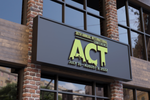 ACT 36th Annual International Conference | July 31 - August 3, 2022 | Logo Design by makerlogoz