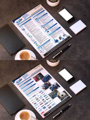 re-deisgn of our product line card (that can editable in pdf)  | Design de Flyer par GraphicsGuru