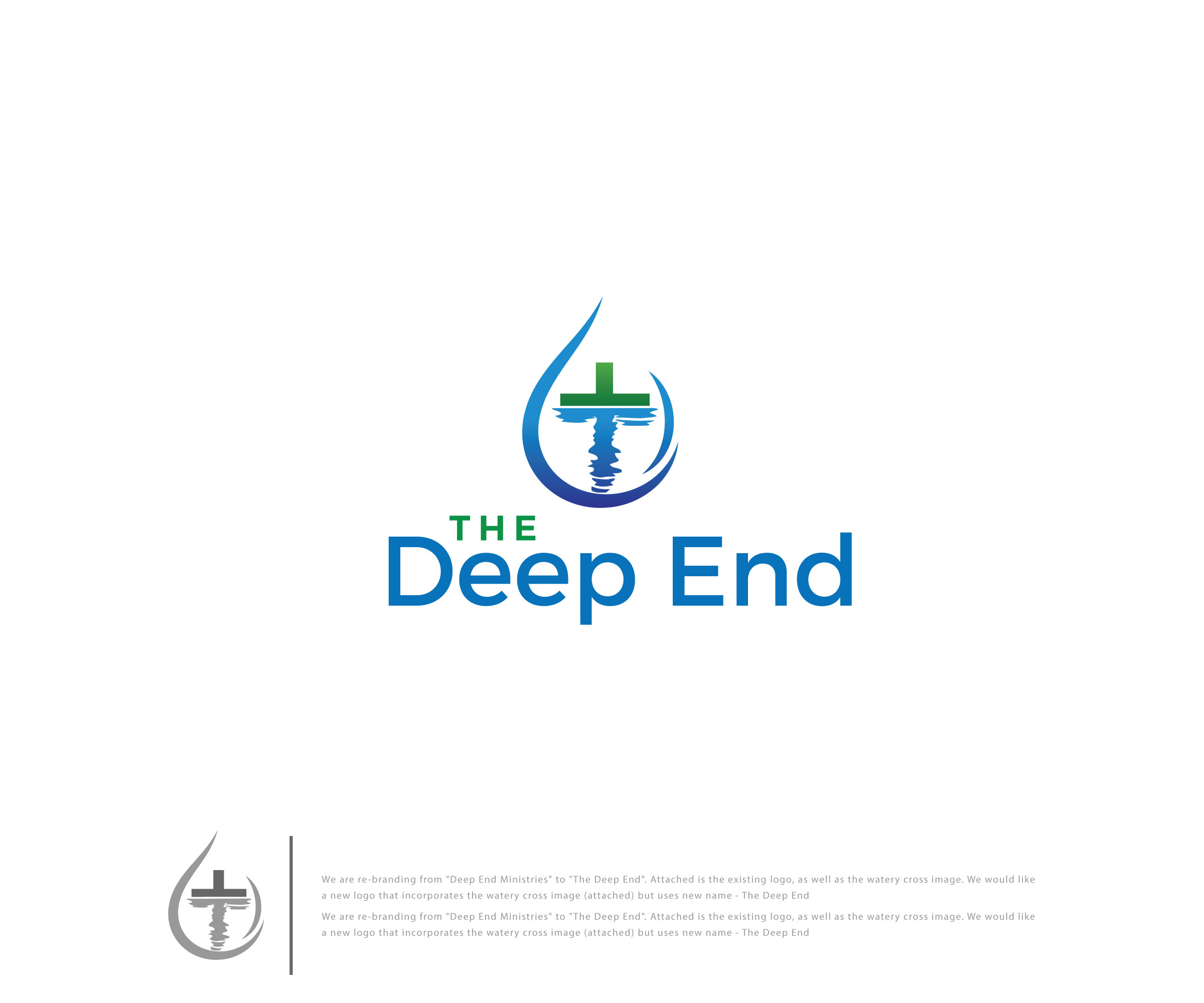 Logo Design by ecorokerz for Deep End Ministries | Design #26991804