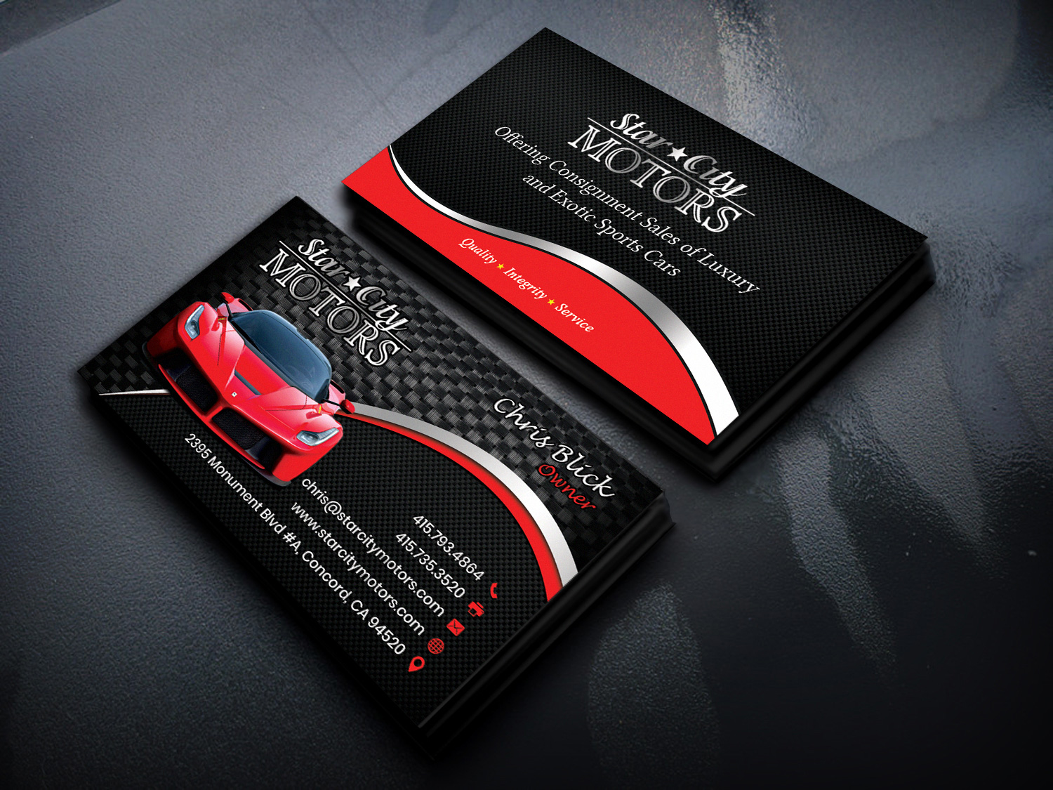 Business Card Design by Sandaruwan for STAR CITY MOTORS | Design: #27033499