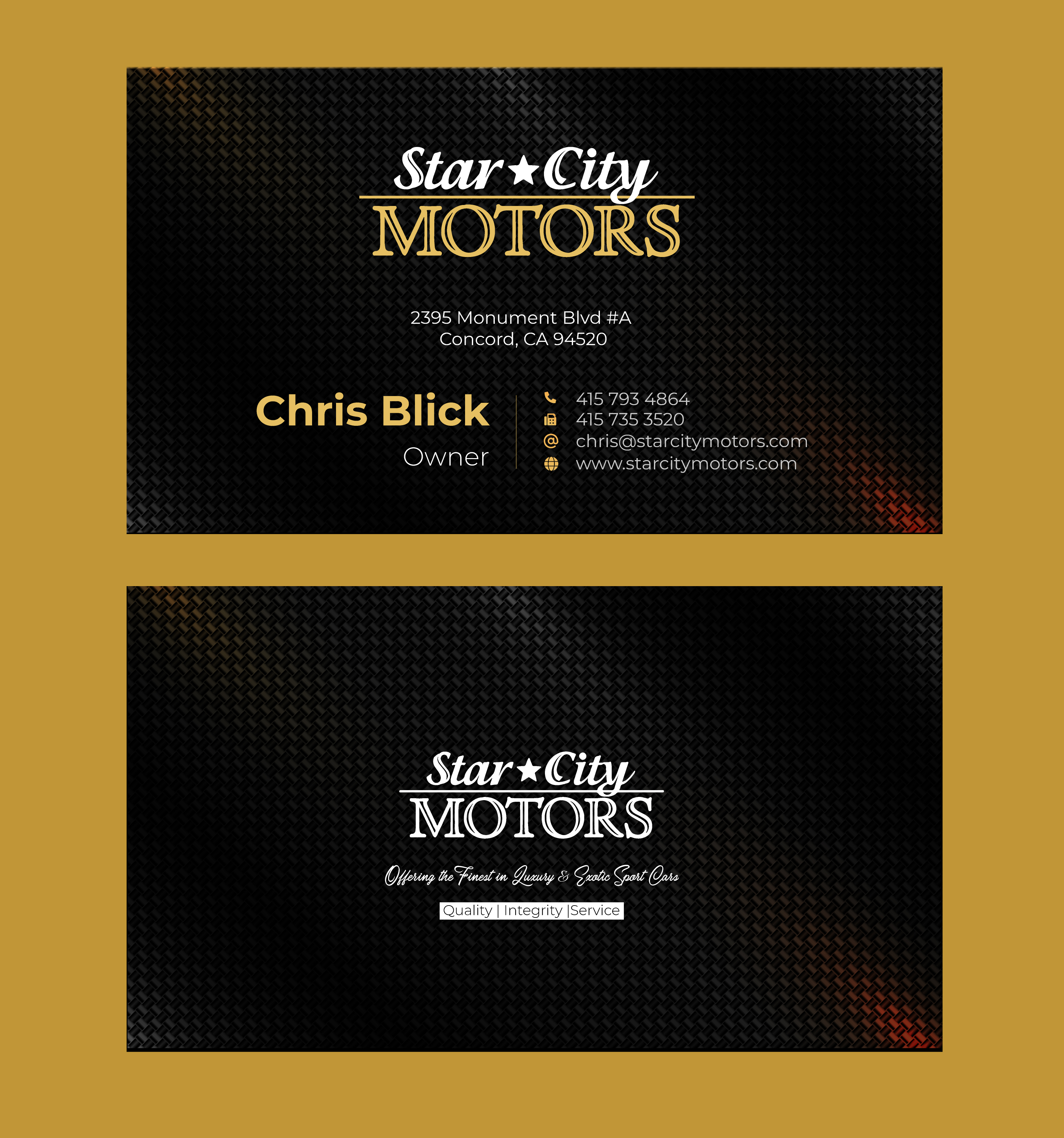 Business Card Design by nathanaelpeter for STAR CITY MOTORS | Design #26995042
