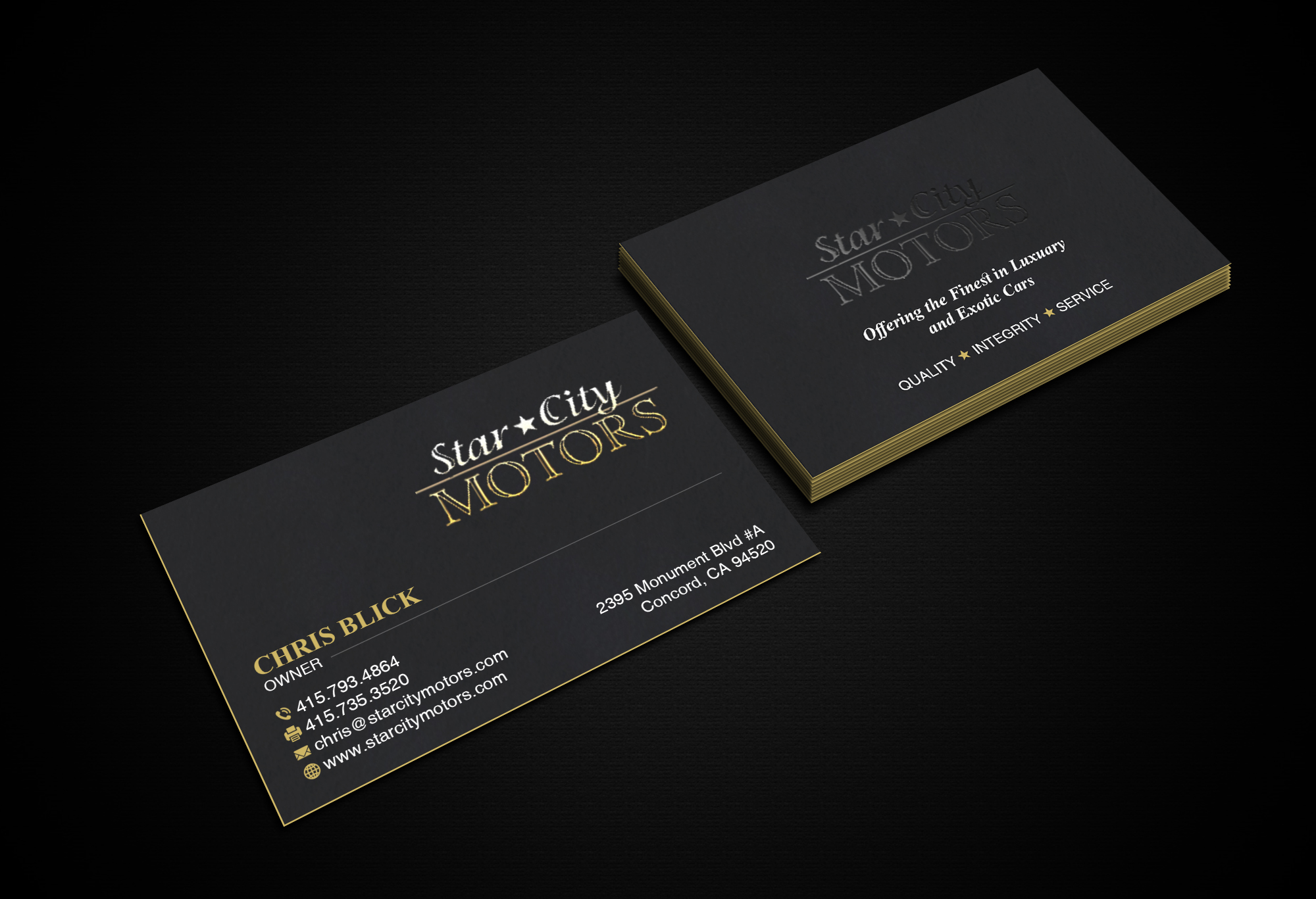 Business Card Design by Creations Box 2015 for STAR CITY MOTORS | Design #26999906