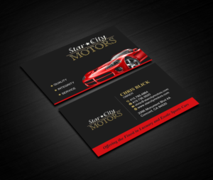 Business Card Design by Creations Box 2015 for STAR CITY MOTORS | Design: #26999911