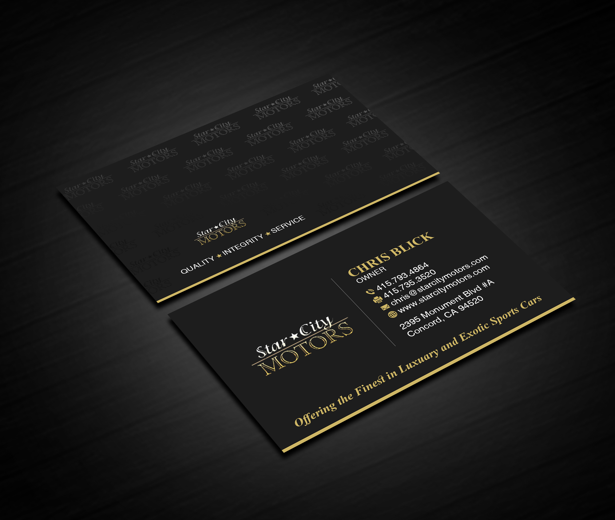 Business Card Design by Creations Box 2015 for STAR CITY MOTORS | Design #26999912