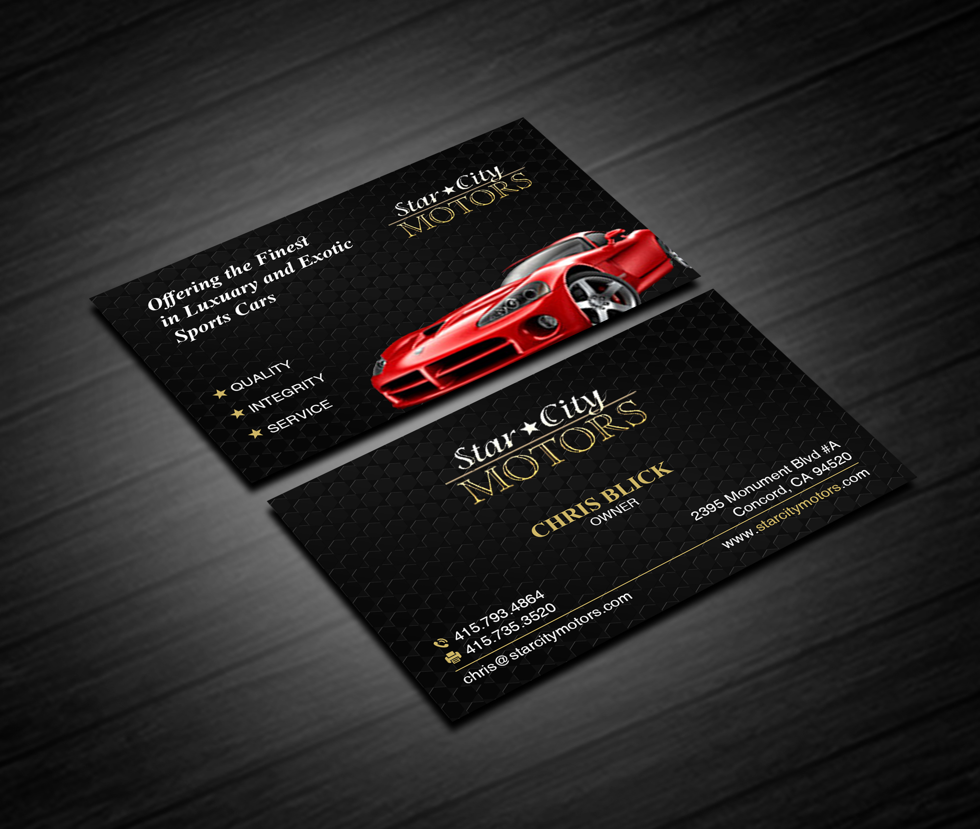 Business Card Design by Creations Box 2015 for STAR CITY MOTORS | Design #26999914