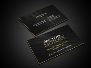 Business Card Design by Creations Box 2015 for STAR CITY MOTORS | Design: #26999926