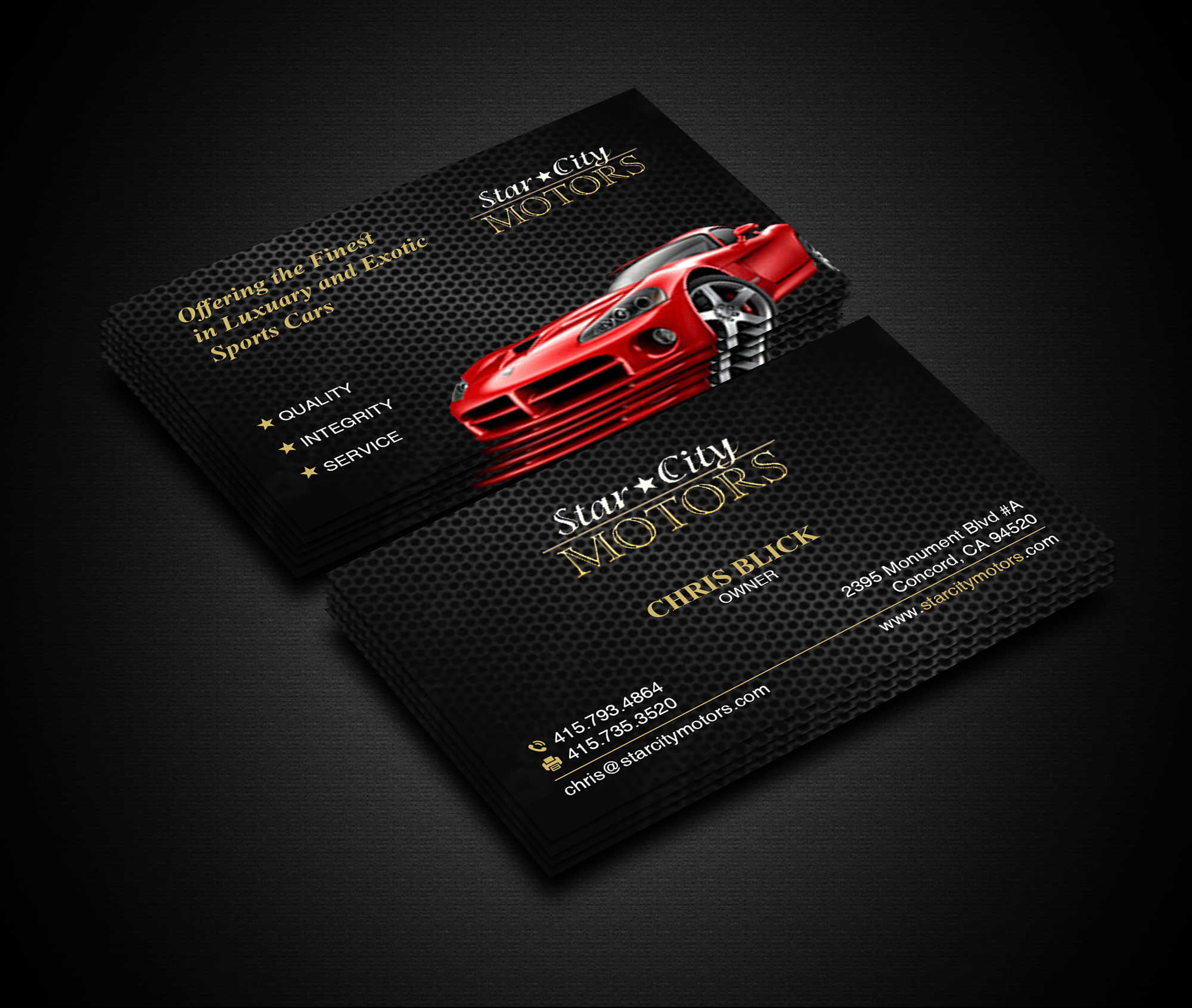 Business Card Design by Creations Box 2015 for STAR CITY MOTORS | Design #26999929