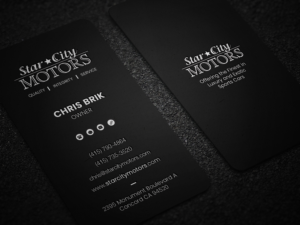 Business Card Design by SyncFuse™ Solutions for STAR CITY MOTORS | Design: #26993037