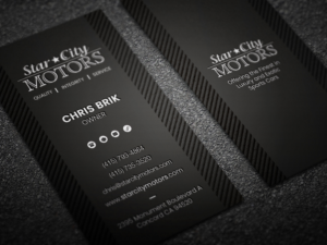 Business Card Design by SyncFuse™ Solutions for STAR CITY MOTORS | Design: #26993039