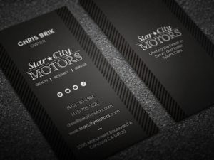 Star City Motors Business Card | Diseño de Tarjeta de Presentación por SyncFuse™ Solutions