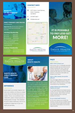 Design de Flyer par pb pour Emsite Health | Design : #26991703