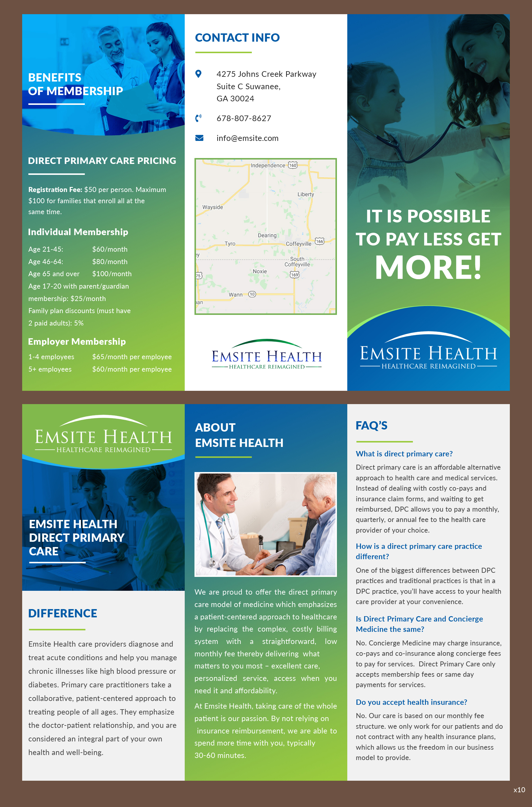 Design de Flyer par pb pour Emsite Health | Design #26992063