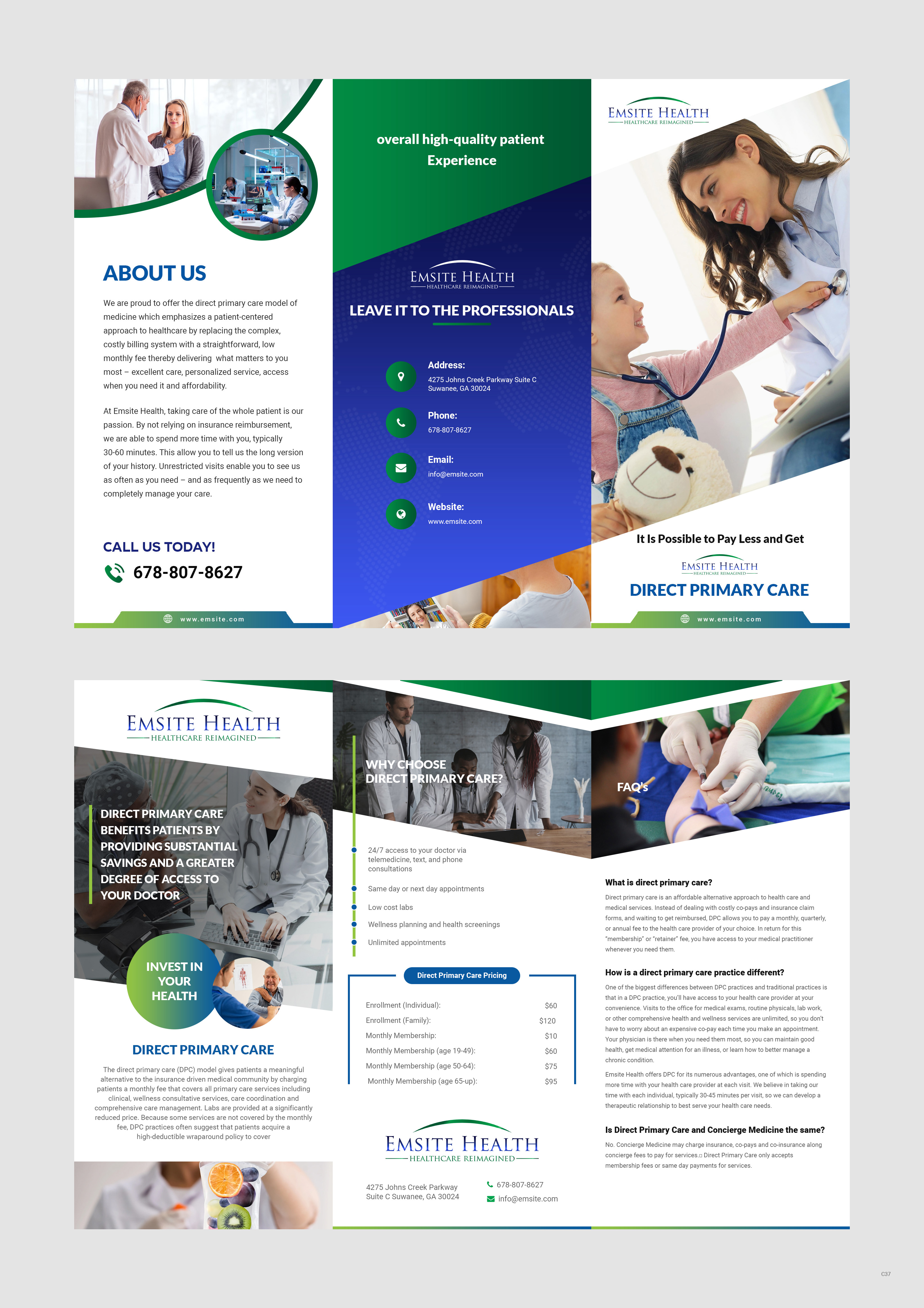 Flyer Design by pb for Emsite Health | Design #26992065