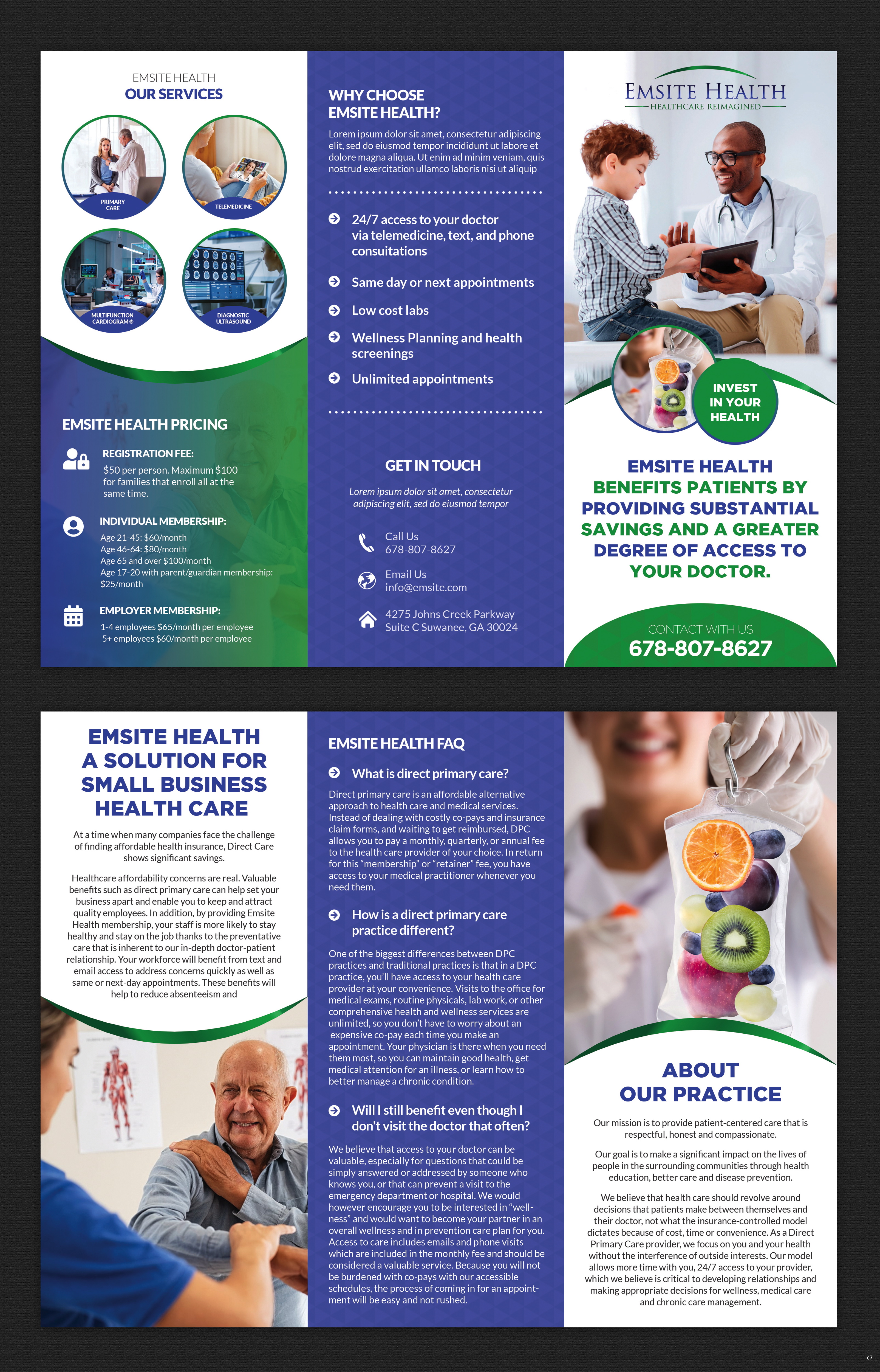 Flyer Design by pb for Emsite Health | Design #26992073