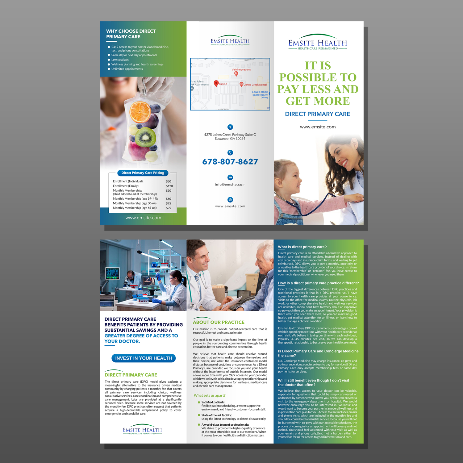 Flyer Design by Schöpfer for Emsite Health | Design #26992785