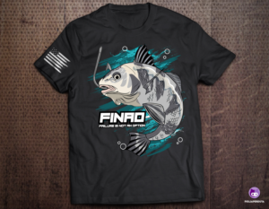 Patriotic Fishing T Shirt Design | Diseño de Camiseta por FigliaPerduta