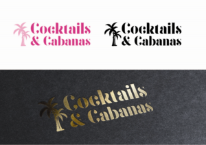 Cocktails & Cabanas | Logo-Design von Fk_Design
