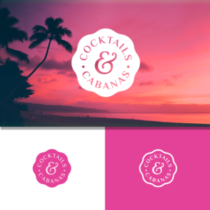 Cocktails & Cabanas | Logo Design by MunirMishbah