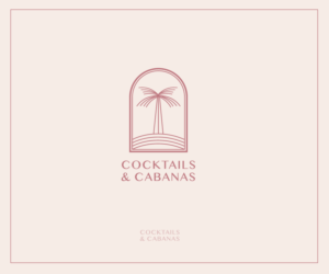 Cocktails & Cabanas | Logo Design by Ng V Duc