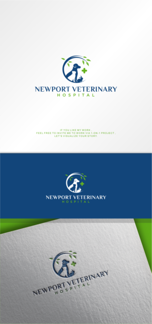NVH OR Newport Veterinary Hospital | Logo Design by MASH Std
