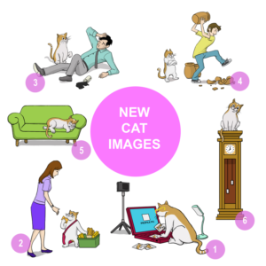 New cat images | Diseño Con Ilustración por wanagaran
