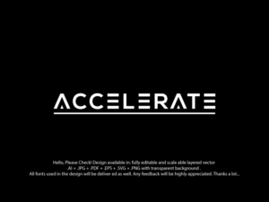 ACCELERATE | Logo Design by MagicMan 3