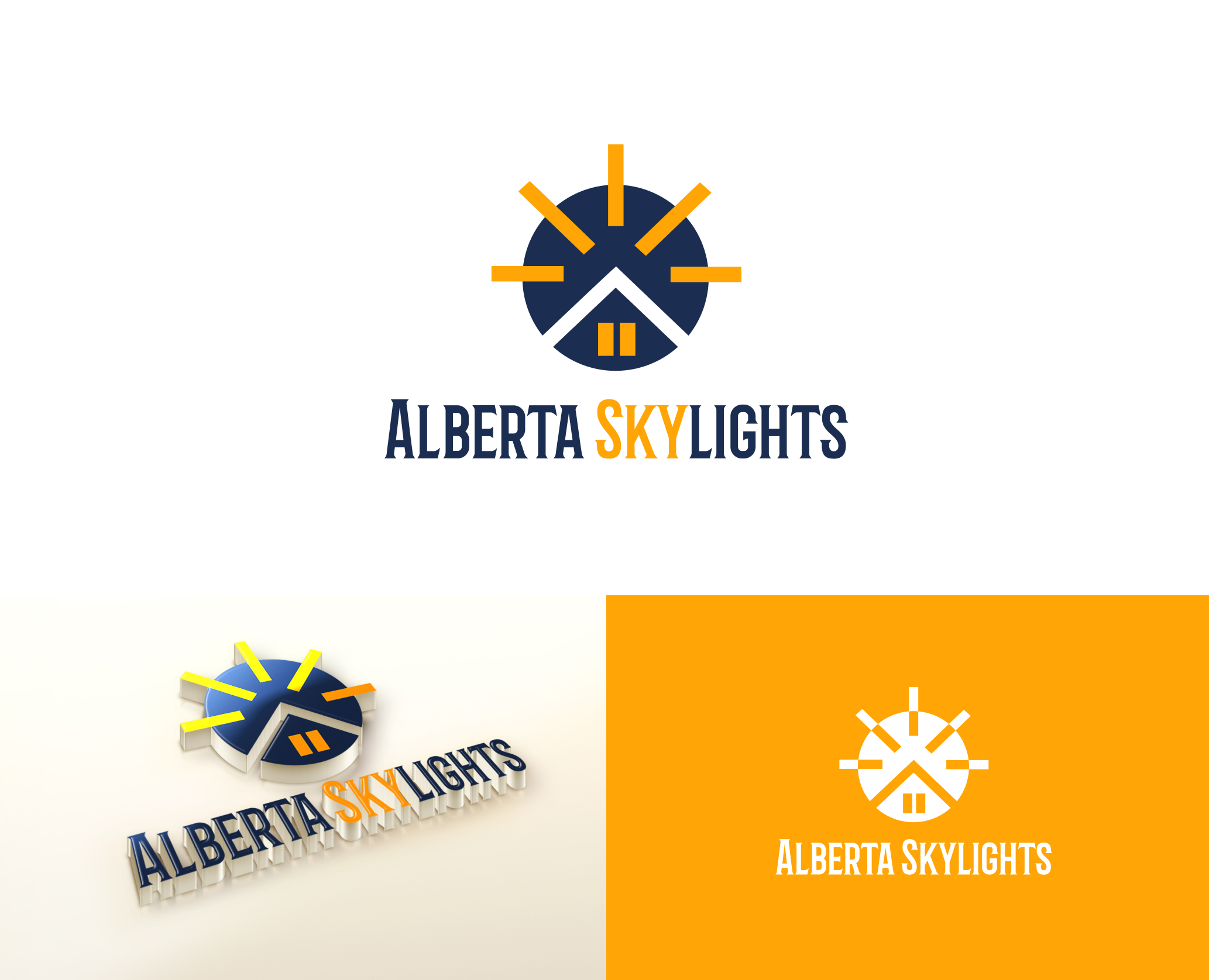 Logo Design by Giovanni for Alberta Skylights | Design #27019231