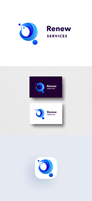Logo Design by Omee for Renew Services Inc. | Design: #27003019
