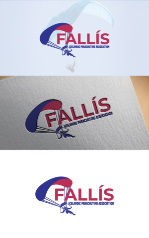 FALLÍS / Fallhlífasamband Íslands / Icelandic Parachuting Association | Logo Design by JUEL RANA 525340
