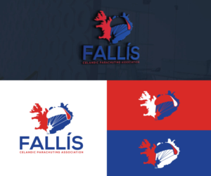 FALLÍS / Fallhlífasamband Íslands / Icelandic Parachuting Association | Logo Design by hjyoo