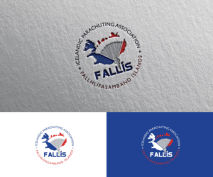 FALLÍS / Fallhlífasamband Íslands / Icelandic Parachuting Association | Design de Logo par Iris 3