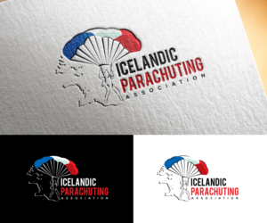 FALLÍS / Fallhlífasamband Íslands / Icelandic Parachuting Association | Diseño de Logo por step forward 2