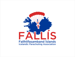 FALLÍS / Fallhlífasamband Íslands / Icelandic Parachuting Association | Design de Logo par BNdesigner