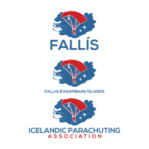 FALLÍS / Fallhlífasamband Íslands / Icelandic Parachuting Association | Logo Design by Veronica 10