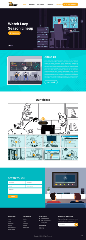 Web Design by pb for LUCY Security AG | Design: #27003888
