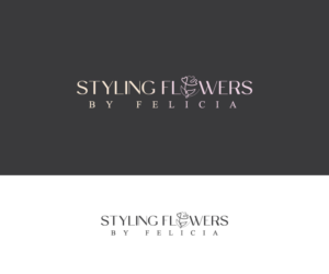 1. Flowers and Styling by Felicia OR Styling Flowers by Felicia | Logo-Design von makerlogoz