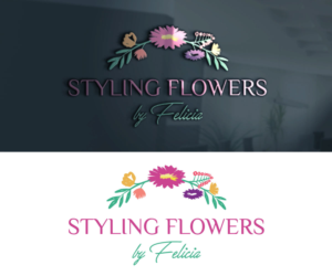 1. Flowers and Styling by Felicia OR Styling Flowers by Felicia | Diseño de Logo por adam jak