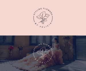 1. Flowers and Styling by Felicia OR Styling Flowers by Felicia | Logo Design by Vetroff