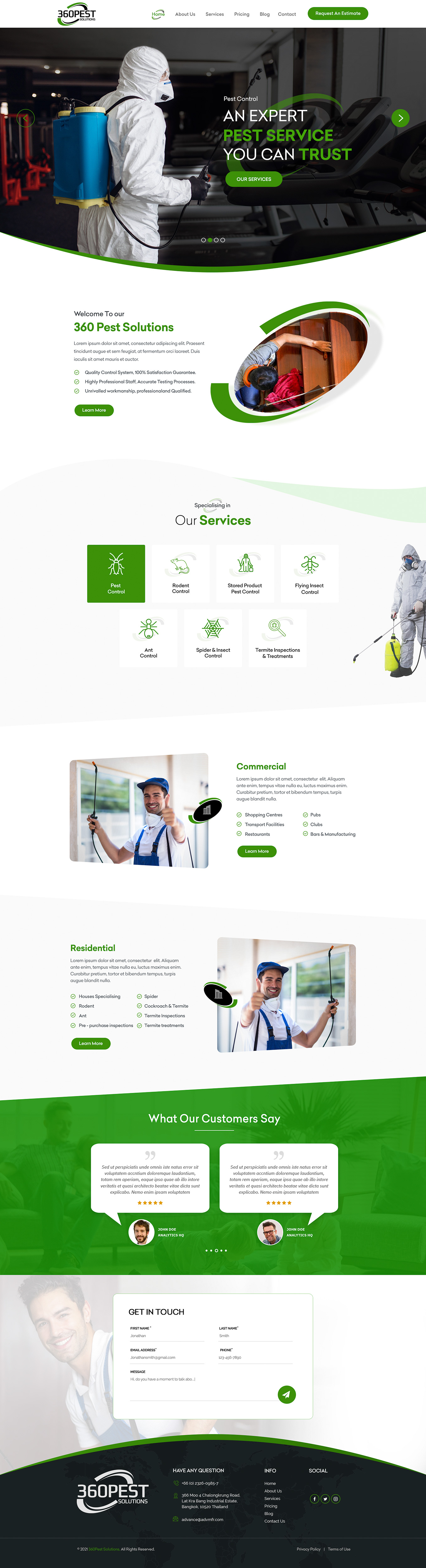 Web Design by Shijo John for this project | Design #27005516