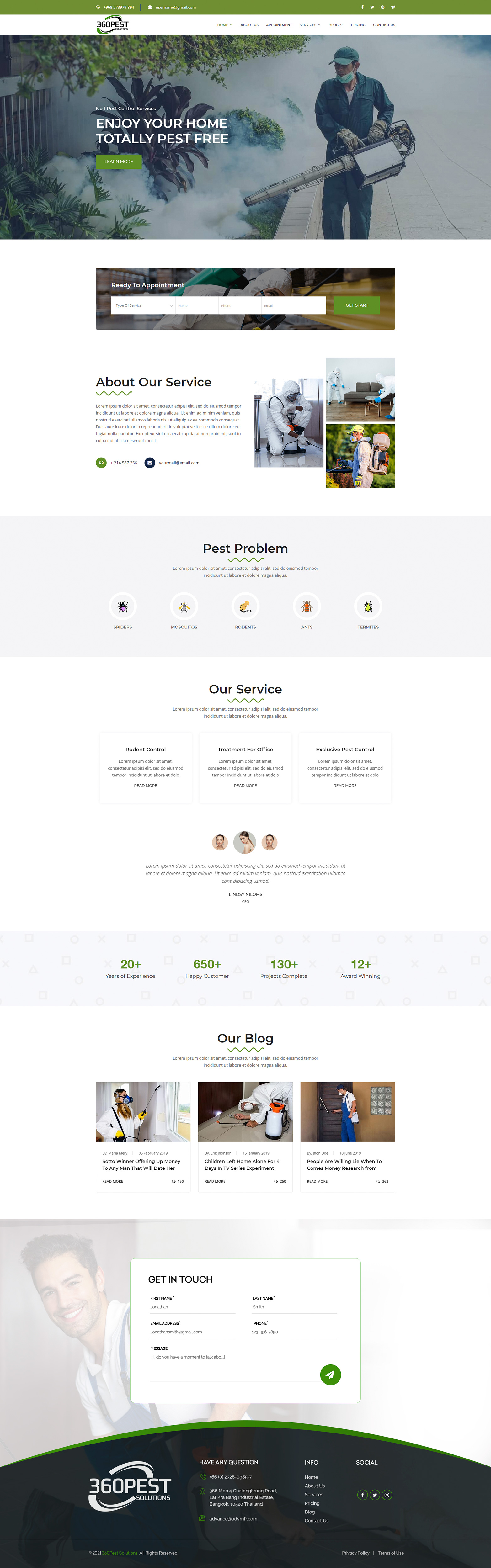 Web Design by Shijo John for this project | Design #27007126
