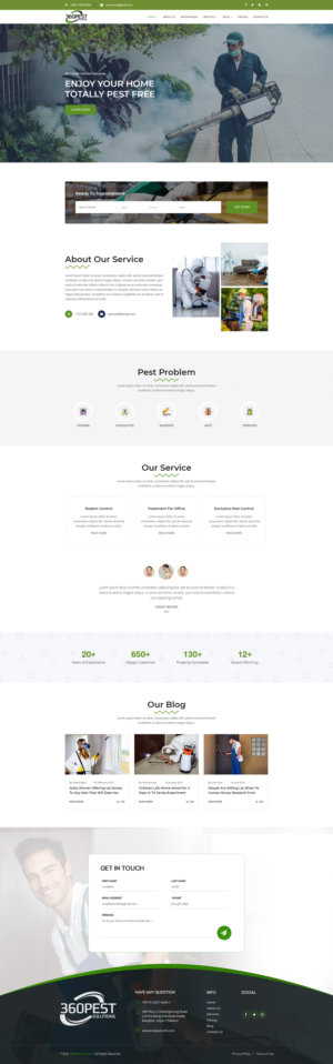 Web Design by Shijo John for this project | Design #27007126