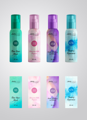 stylish label desing for car parfume | Diseño de Etiqueta por Fat Bat Man
